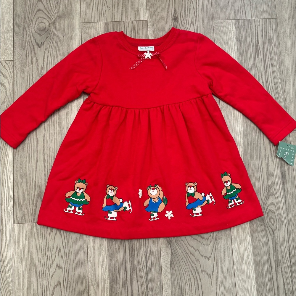 Rare Editions Vintage Christmas Dress Size 5 NWT